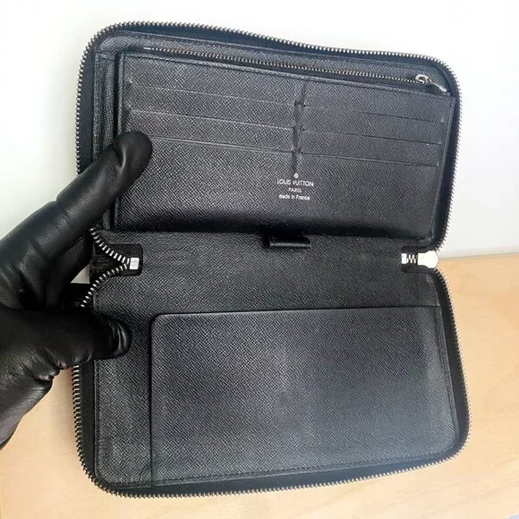 *CC Sale* 06 Vintage LV Black Epi Zippy Organizer Unisex SN0026 - Picture 3 of 13